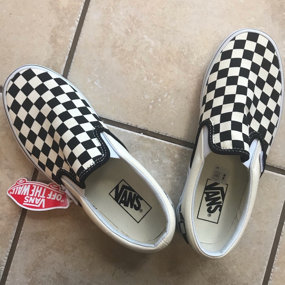 Classic Checkerboard Slip-On Vans